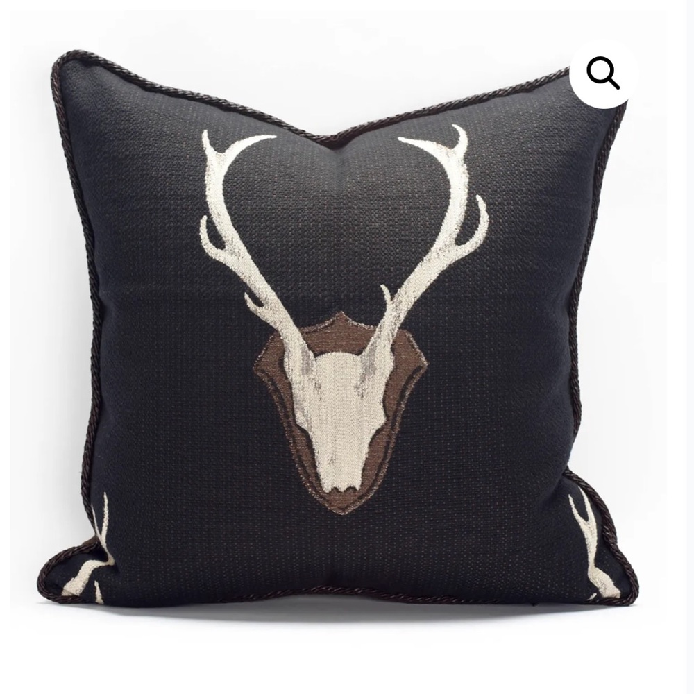 Daniel Stuart Design Studios Pillow Cover Rustic Cabin Vibes 
Oh Deer 22x22